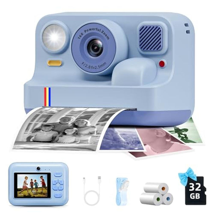 Print Camera: Instant Print Camera for Kids – Front View