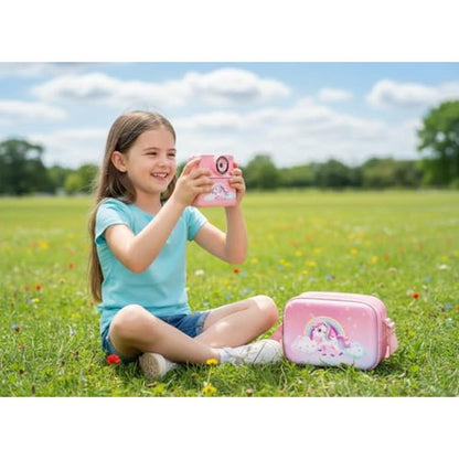 Instant Print Camera: Digital Selfie Cam for Kids – Side View