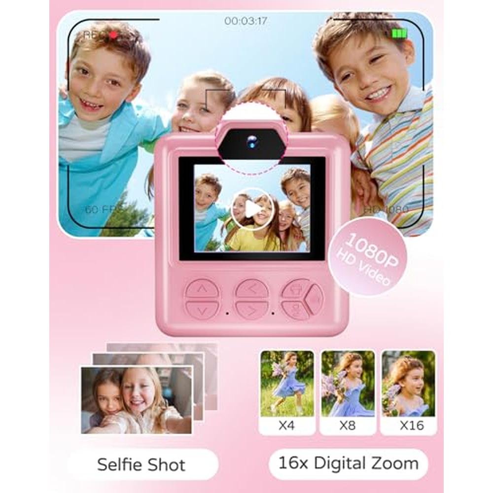 Instant Print Camera: Digital Selfie Cam for Kids – Packaging