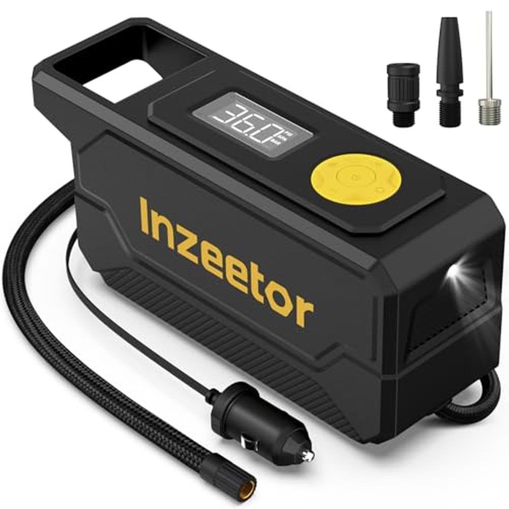 Air Inzeetor: Inzeetor 150 PSI Tire Inflator Portable Air – Front View