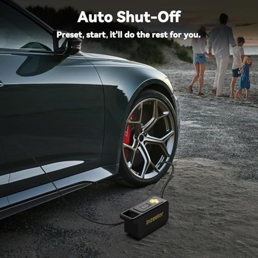 Air Inzeetor: Inzeetor 150 PSI Tire Inflator Portable Air – In Use