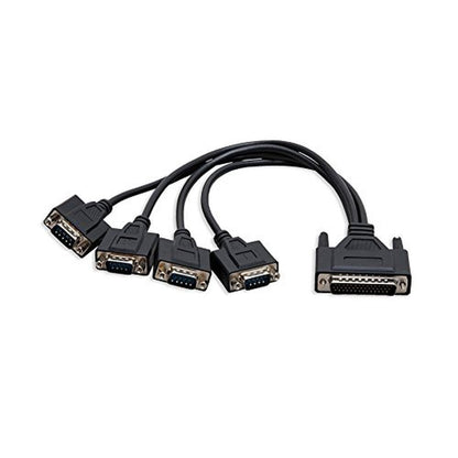 Crest Port: IO Crest 4 Port RS-232 Serial PCIe 2.0 X1 – Side View