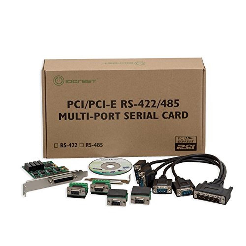 Crest Port: IO Crest 4 Port RS-232 Serial PCIe 2.0 X1 – In Use