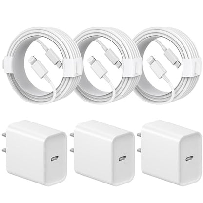 iPhone Charger: 20W Fast Charging Kit for iPhone 14 – Front View