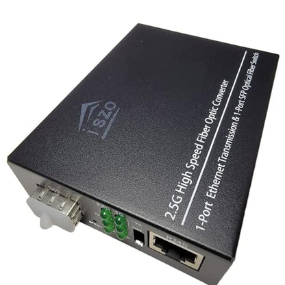 SFP Port: Iszo 2.5G SFP Transceiver Media Converter – Front View