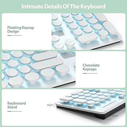 Keyboard iTastatur: iTastatur Typewriter Keyboard 104-Key – In Use