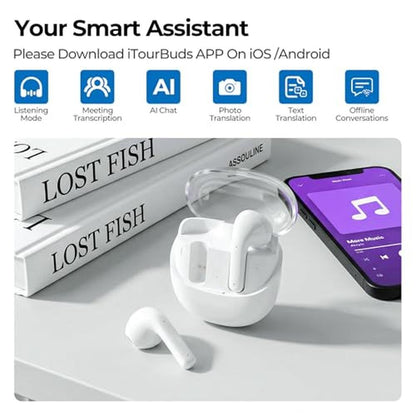 Translator Earbuds: iTour 22 Pro Real-Time Two-Way – In Use