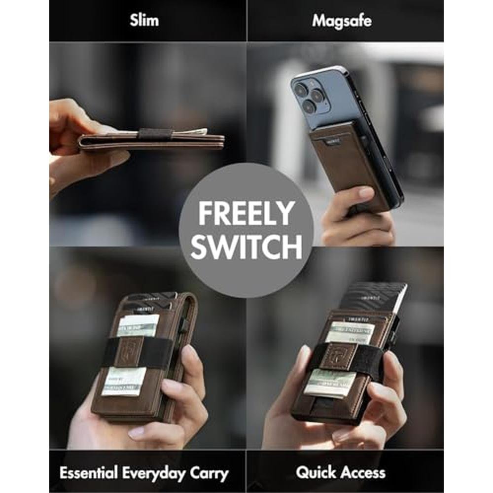 Wallet Iwantit: Iwantit 3 in 1 MagSafe Wallet Men Slim – In Use