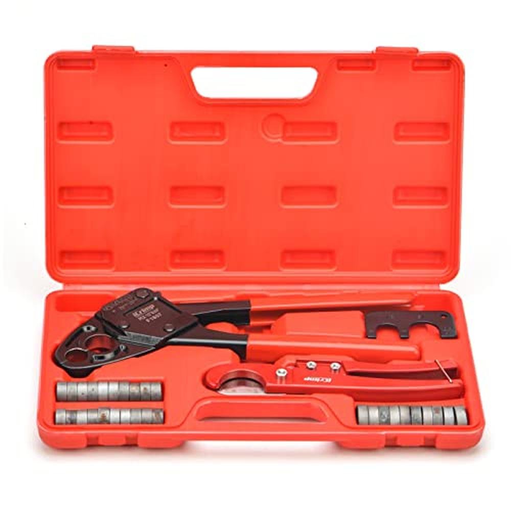 Pex Rings: IWISS Angle Pex Crimping Tools Combo Kits for 1/2 – Front View