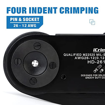 iwiss 2612d: iwiss HD 2612D Crimper for DT – In Use
