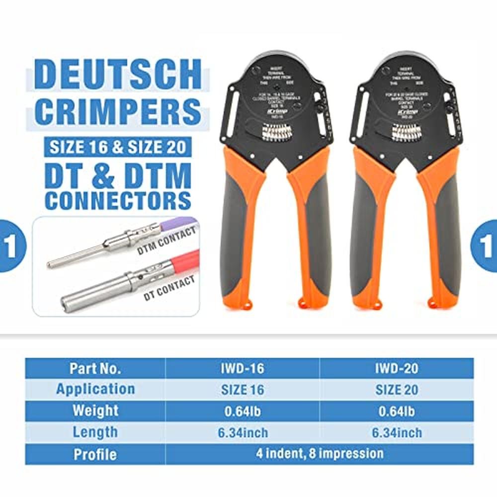 Iwiss Icrimp: Iwiss F1807 All-in-One Kit – Side View
