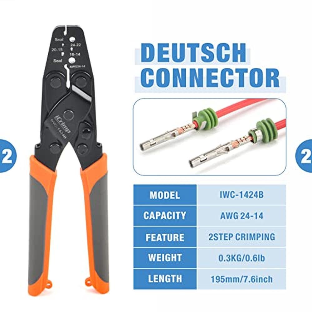 Iwiss Icrimp: Iwiss F1807 All-in-One Kit – Close-up Detail