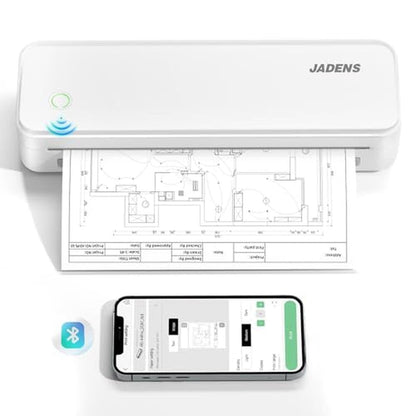 Thermal Jadens: JADENS Portable Wireless Thermal Printer – Front View