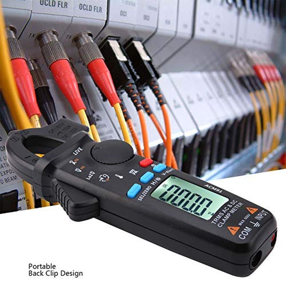 Meter Jeanoko: Jeanoko DC Clamp Meter ACM91 1mA Current – In Use