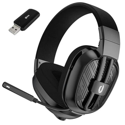 Jeecoo 2.4GHz Wireless Gaming Headset with Microphone for – Front View
