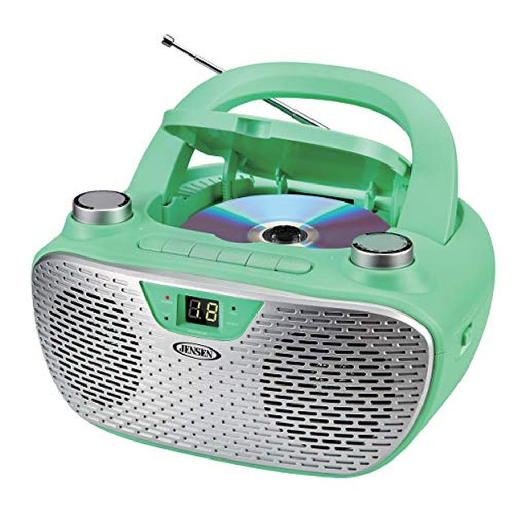 JENSEN CD-485-GR CD-485 1-Watt Portable Stereo CD Player – Close-up Detail