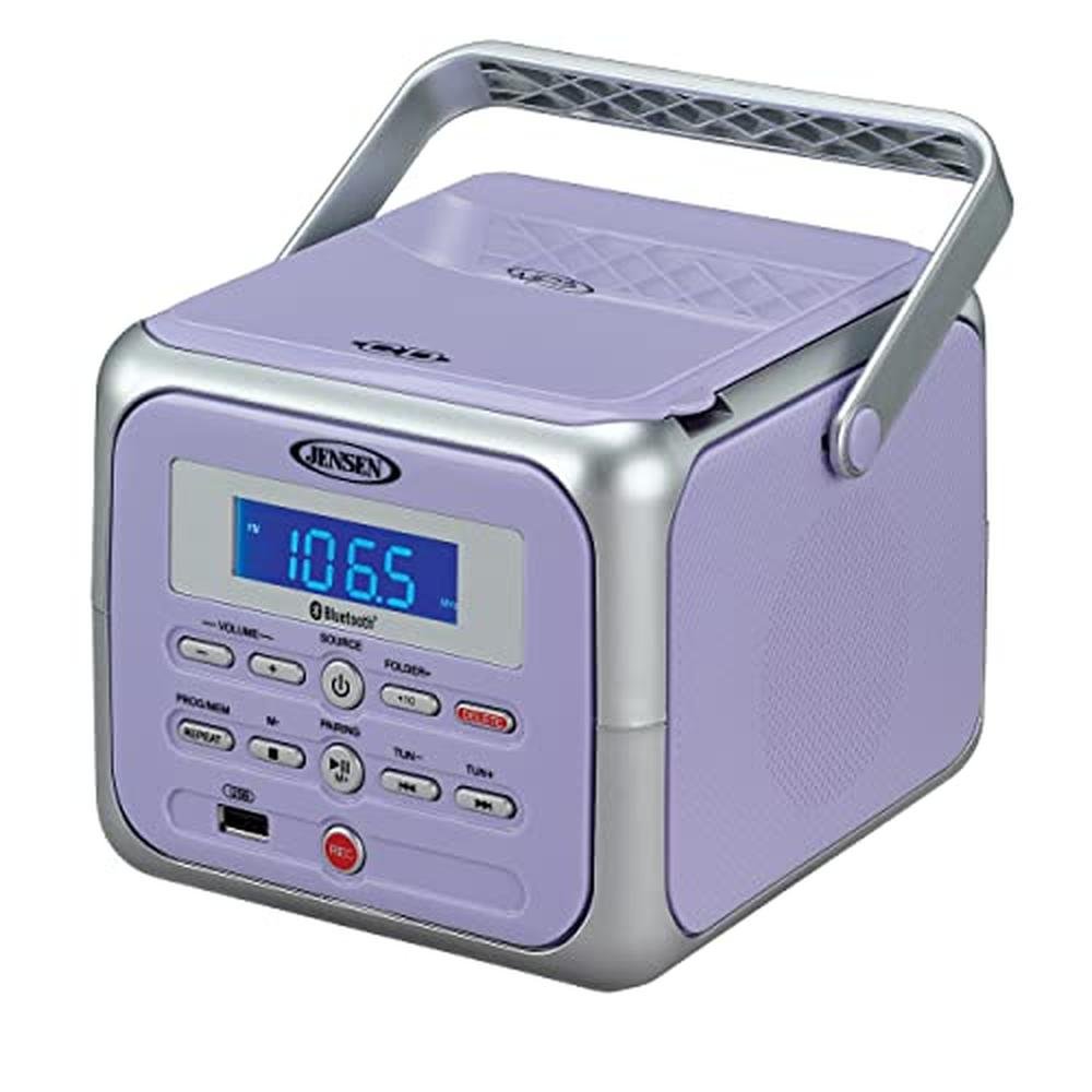 Jensen CD-660 Portable Stereo CD Player Boombox with – Front View