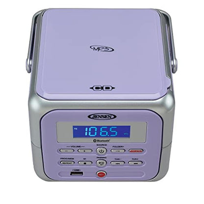 Jensen CD-660 Portable Stereo CD Player Boombox with – Side View