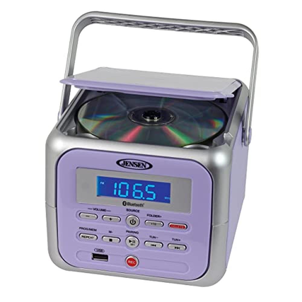 Jensen CD-660 Portable Stereo CD Player Boombox with – Close-up Detail
