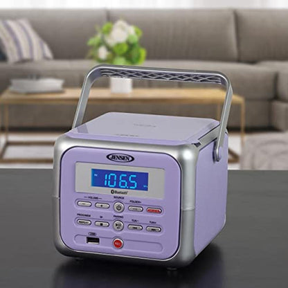 Jensen CD-660 Portable Stereo CD Player Boombox with – In Use