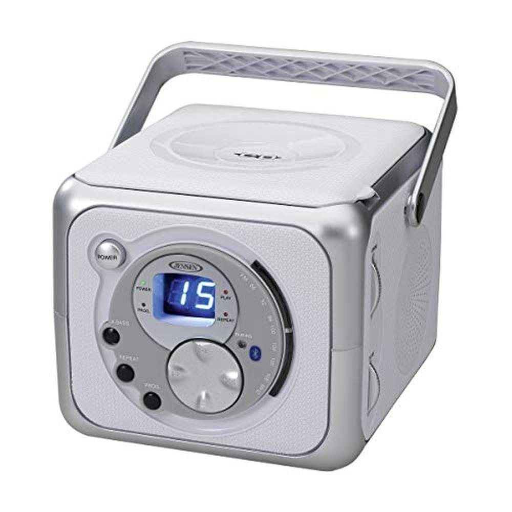 Jensen FM Stereo CD555 Bluetooth Boombox – Front View
