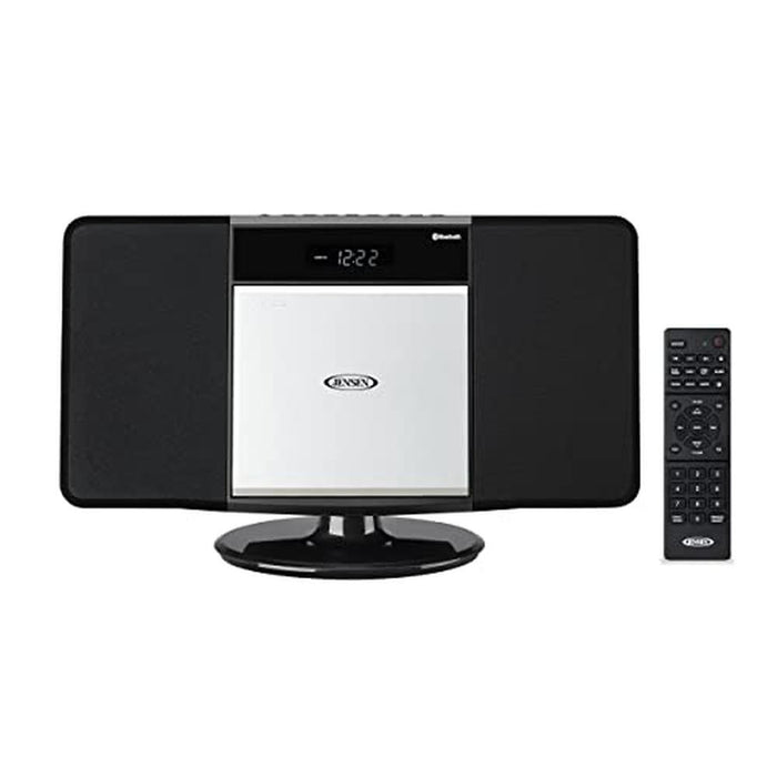 Jensen JBS-300 Modern Bluetooth Stereo Music System for – Front View