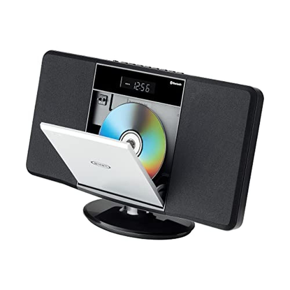 Jensen JBS-300 Modern Bluetooth Stereo Music System for – Close-up Detail