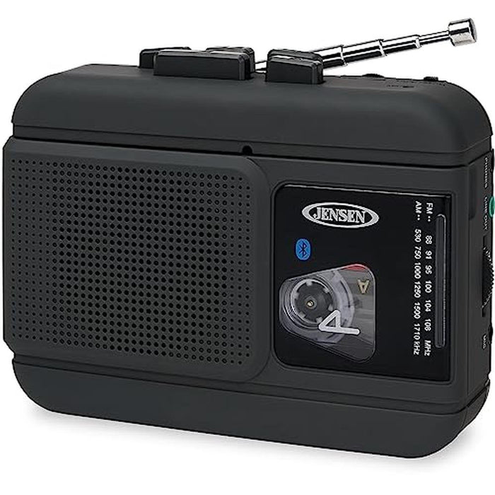 Jensen MCR 60: Portable Personal Cassette Player Recorder – Front View