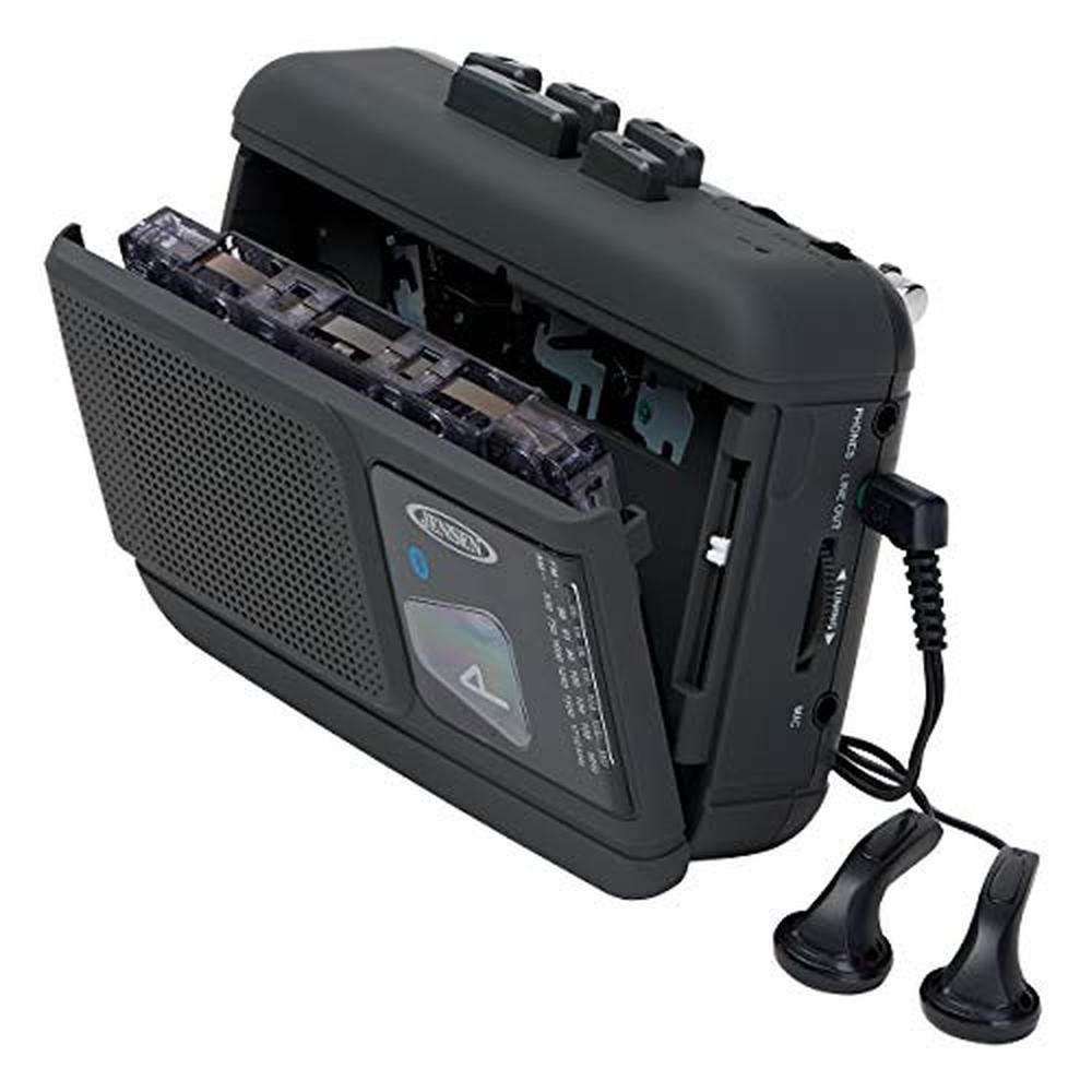 Jensen MCR 60: Portable Personal Cassette Player Recorder – Side View