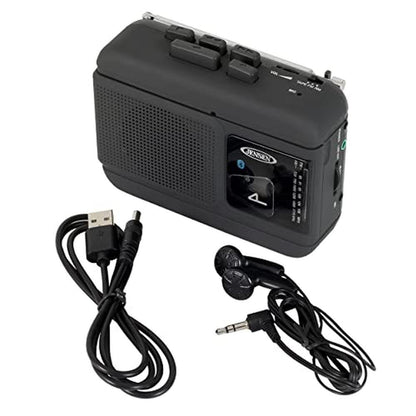 Jensen MCR 60: Portable Personal Cassette Player Recorder – In Use