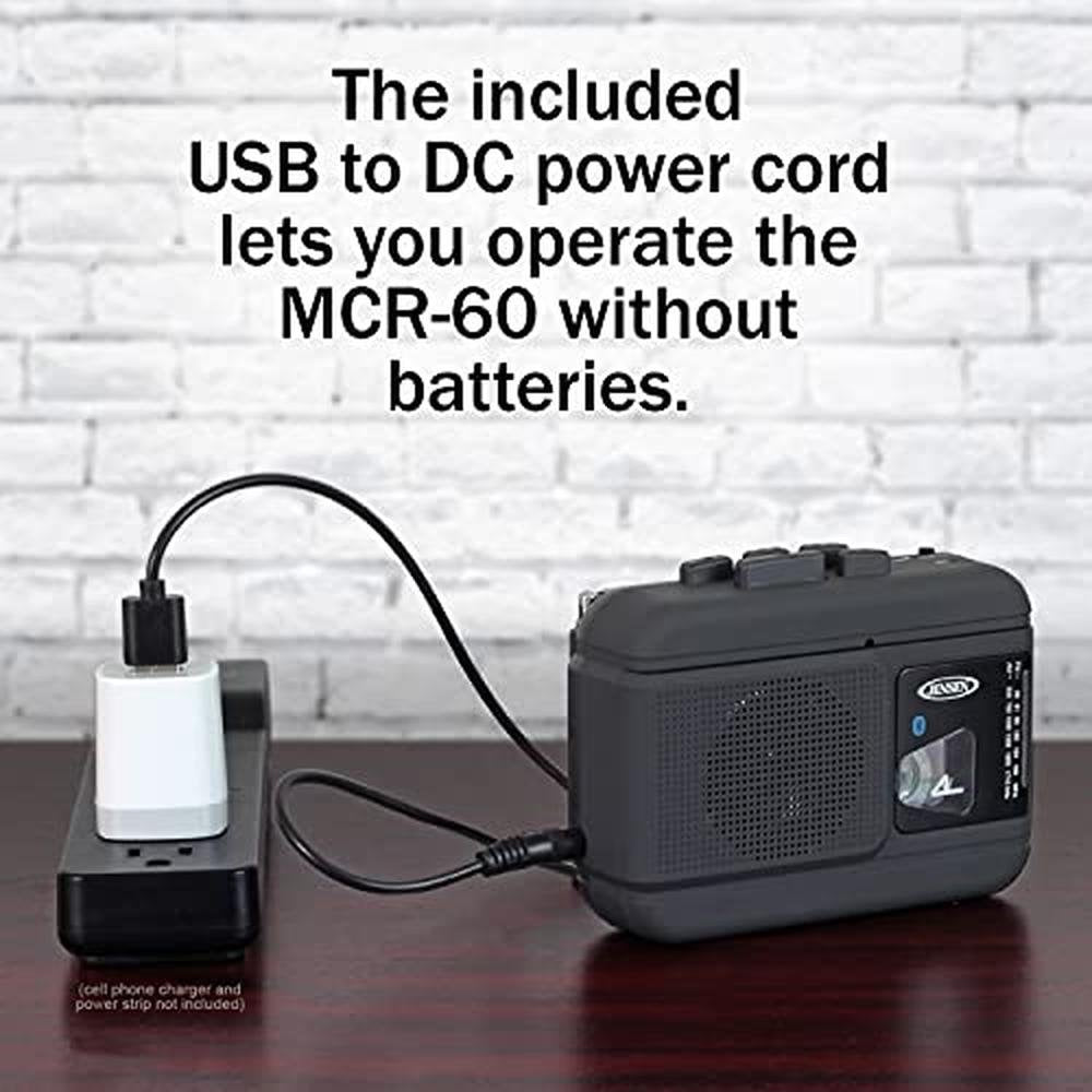 Jensen MCR 60: Portable Personal Cassette Player Recorder – Packaging