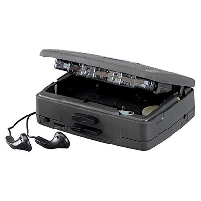 Jensen Portable Compact Lightweight Slim Design Stereo – Side View