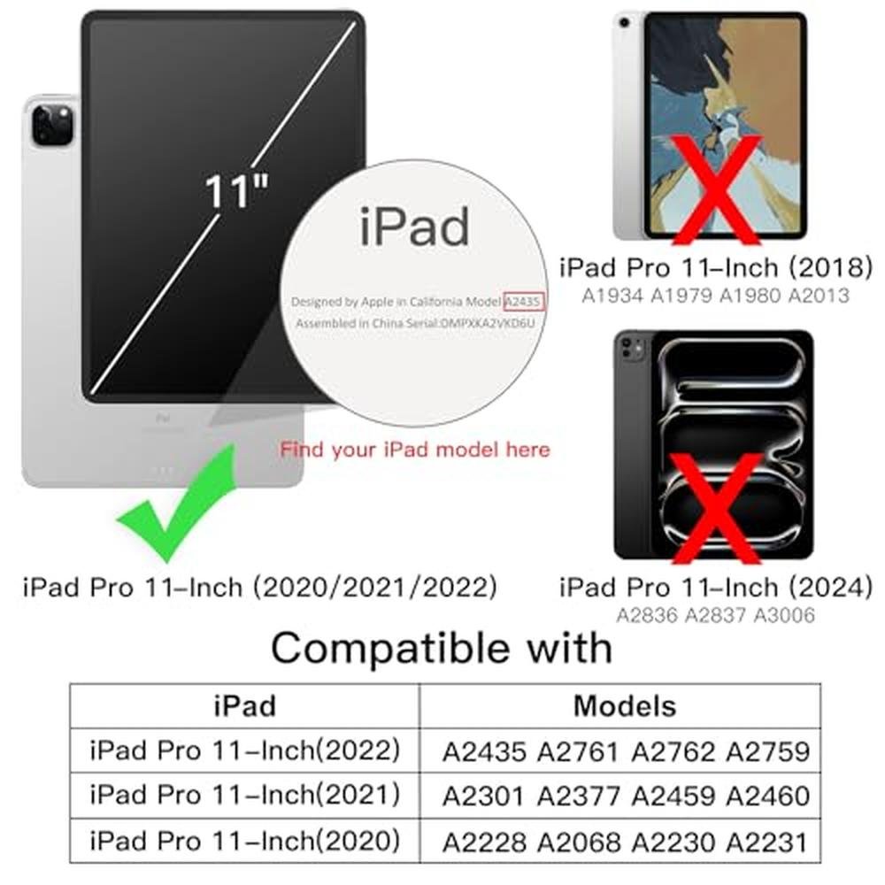 JETech Case for iPad Pro 11 Inch – Side View