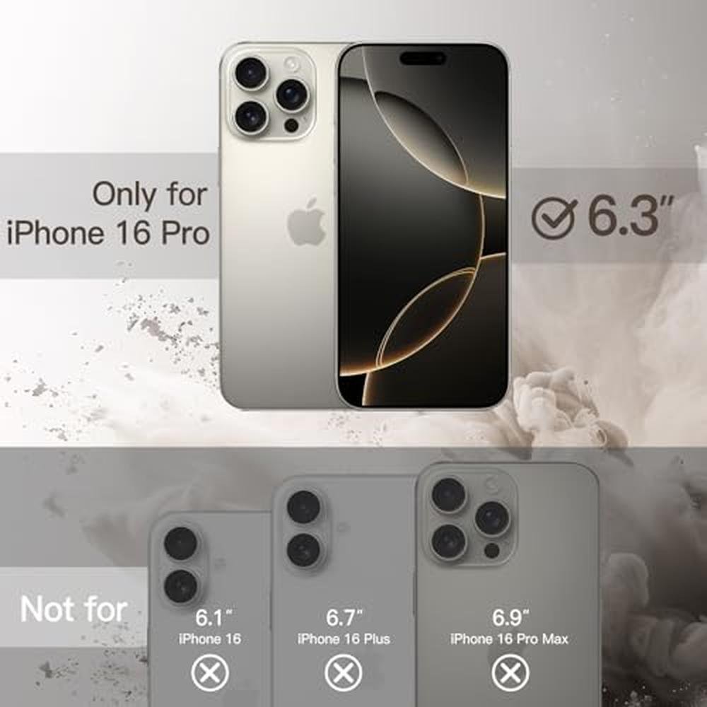 JETech Case for iPhone 16 Pro 6.3-Inch – Side View