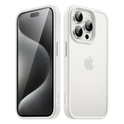 JETech Matte Case for iPhone 15 Pro 6.1-Inch – Front View