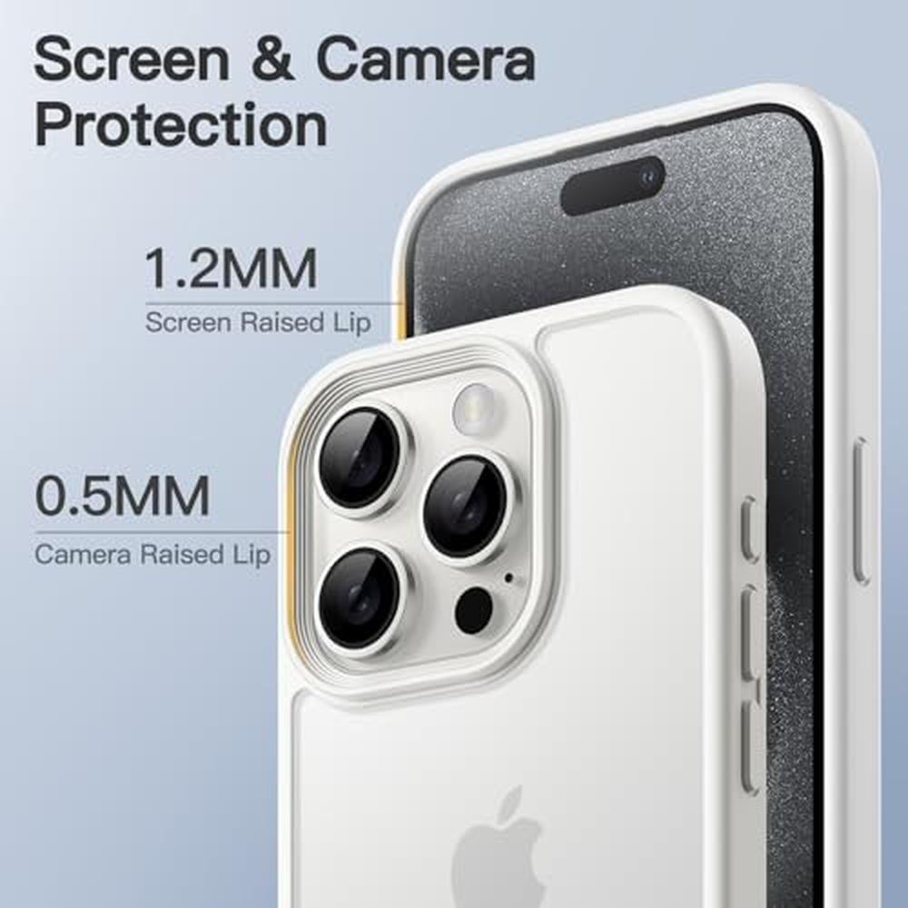 JETech Matte Case for iPhone 15 Pro 6.1-Inch – In Use