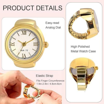 JewelryWe Unisex Finger Watch – In Use