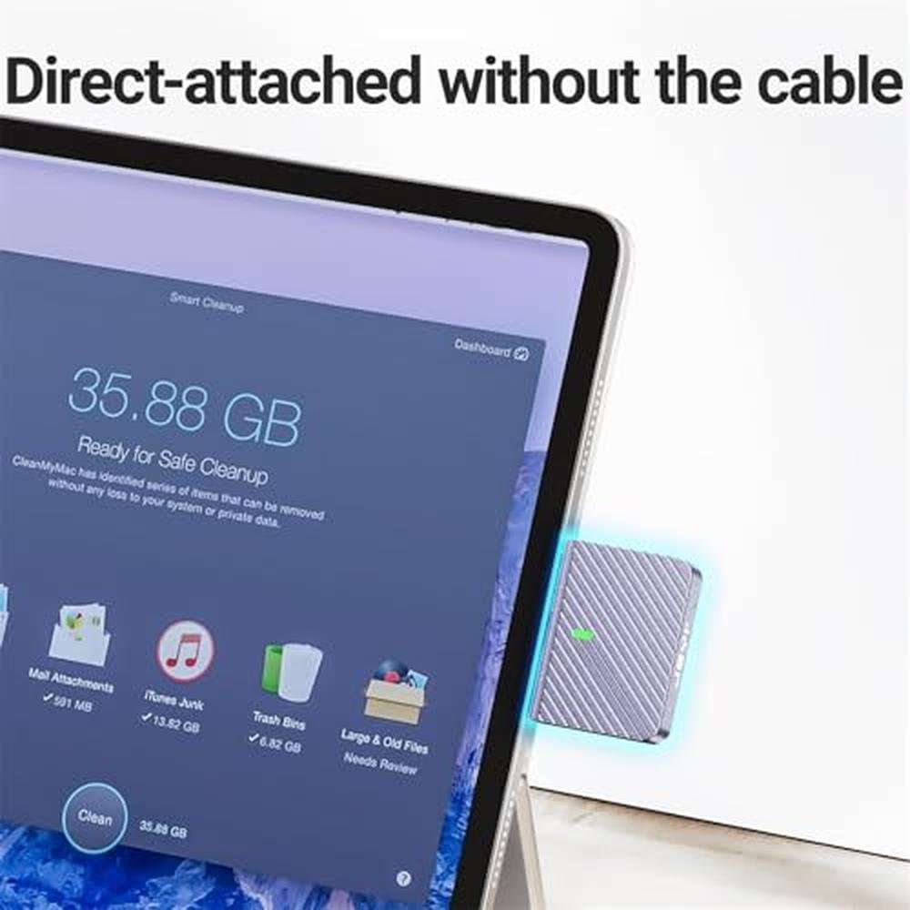 Enclosure JEYI: JEYI 2230 M.2 High-End 10Gbps USB C NVMe – In Use