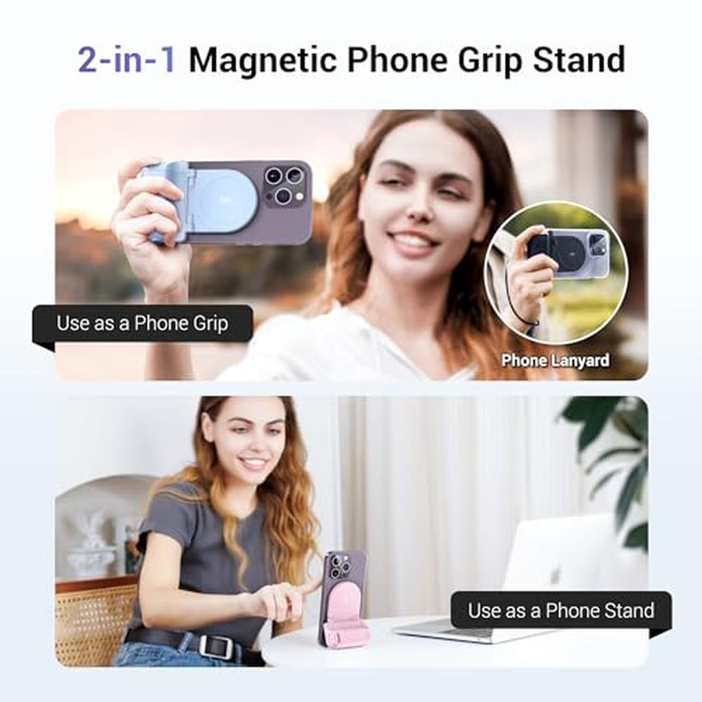 Camera Handle: JJC Magnetic Phone Camera Grip Handle with – Side View