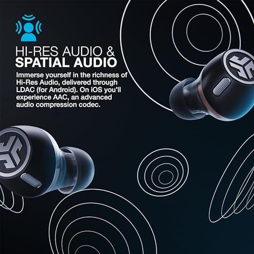 JLab Epic Lab Edition: True Wireless Earbuds with Hybrid – Close-up Detail