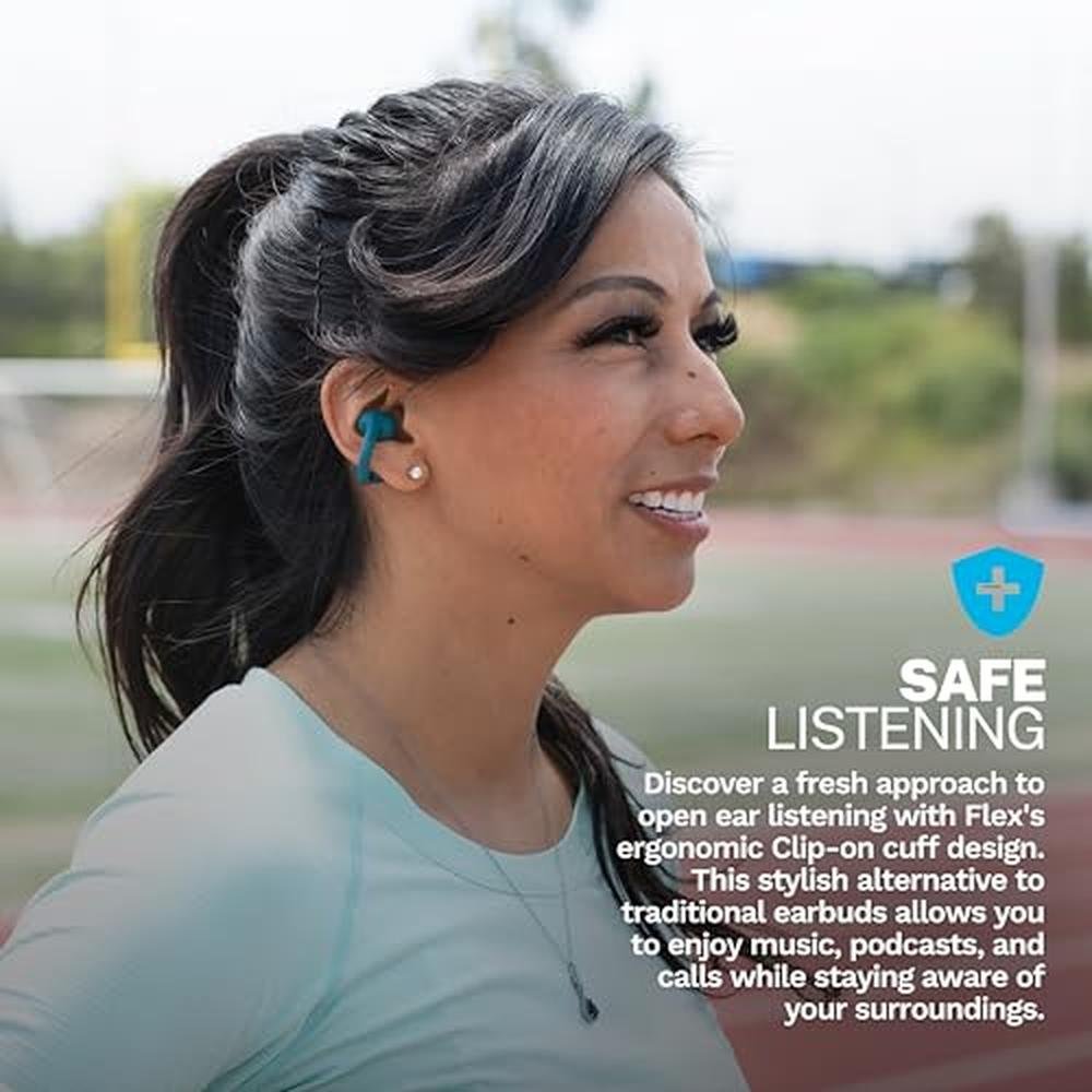 Open JLab: JLab Flex Open Earbuds Wireless Bluetooth Open – Close-up Detail