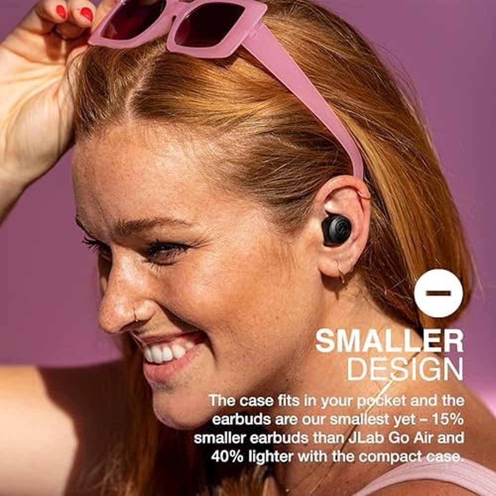 Earbuds Ear: JLab Go Air Pop+ True Wireless Earbuds – Close-up Detail