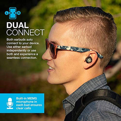 Bluetooth JLab: JLab JBuds Air Icon True Wireless Signature – In Use