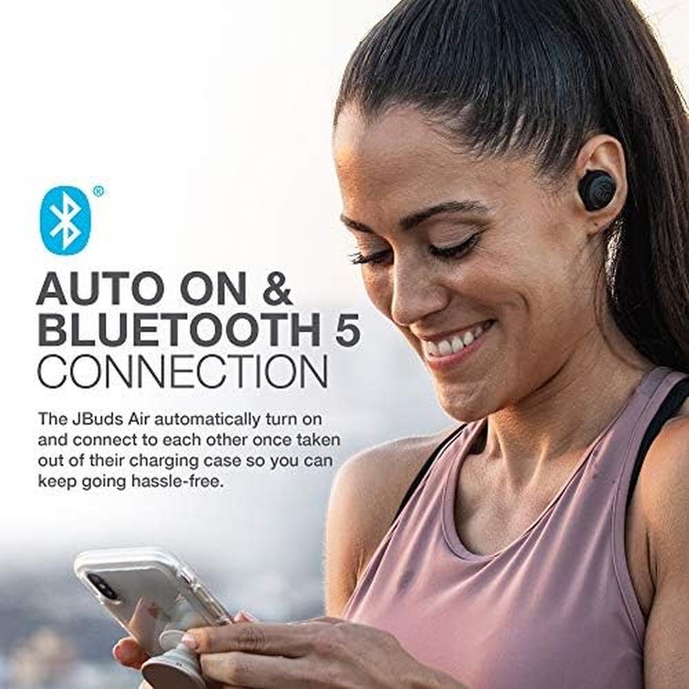 Signature Bluetooth: JLab JBuds Air True Wireless Earbuds – In Use
