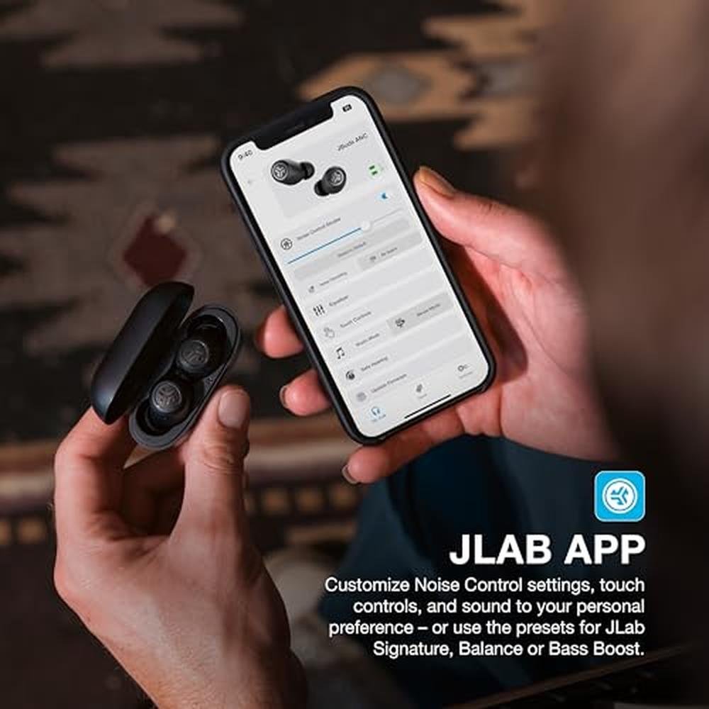 Hours JLab: JLab JBuds ANC 3 True Wireless Earbuds with – Close-up Detail