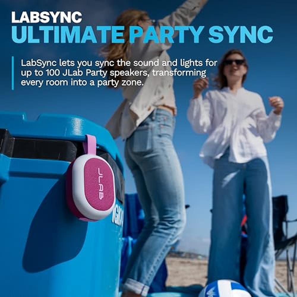 JLab Pop Party Portable Bluetooth Speaker – In Use