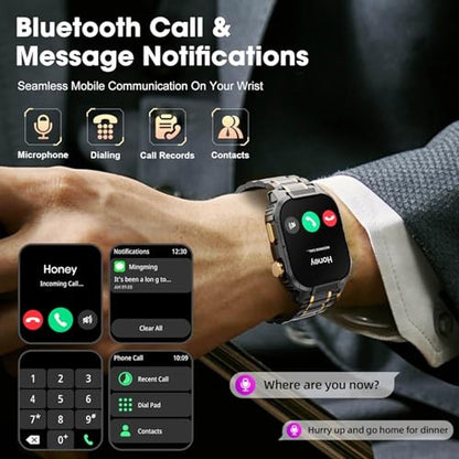 Joautrial Smartwatch: Premium High-End Watch for Men & Women – Side View