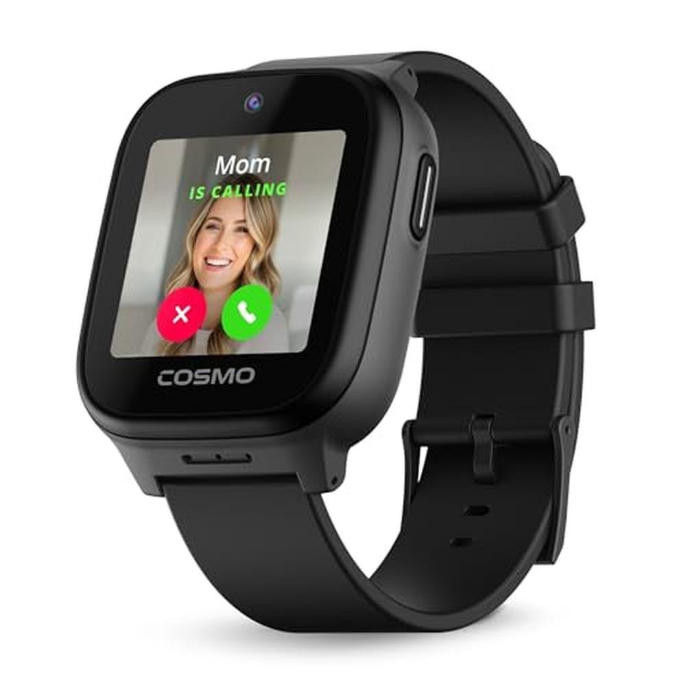 JrTrack 5 Kids Smart Watch: Cosmo JrTrack 5 GPS Tracker – Front View