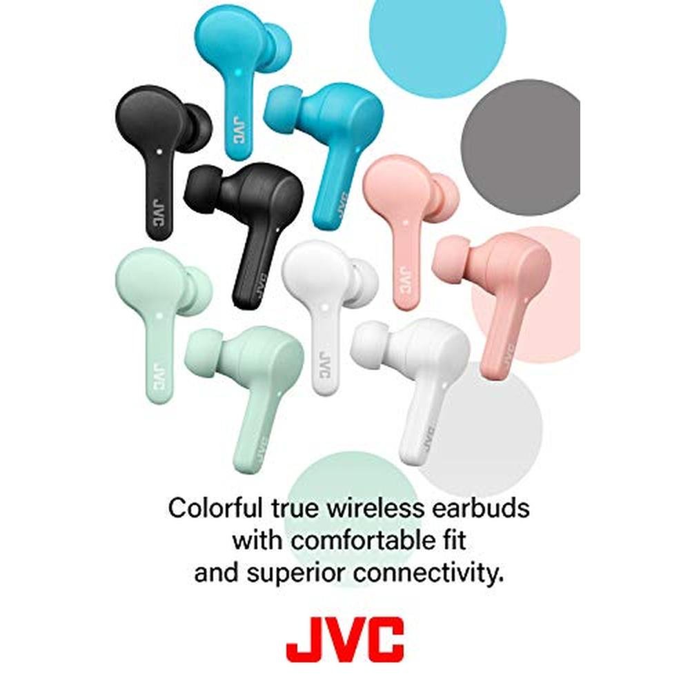 JVC GUMY: Truly Wireless Earbuds Headphones Bluetooth 5.0 – In Use