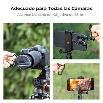 K&F CONCEPT 100mm Handheld Subtle Kaleidoscope Filter – Close-up Detail